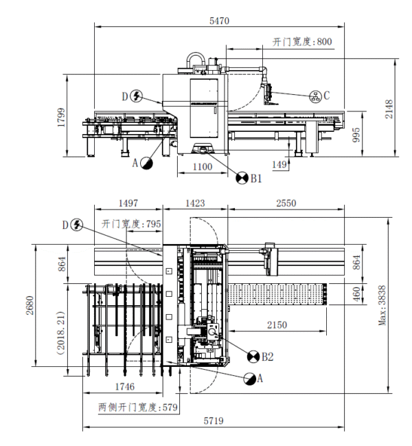 Пробивен центр с ЦПУ HUA HUA | SKH-612NS - Image 2